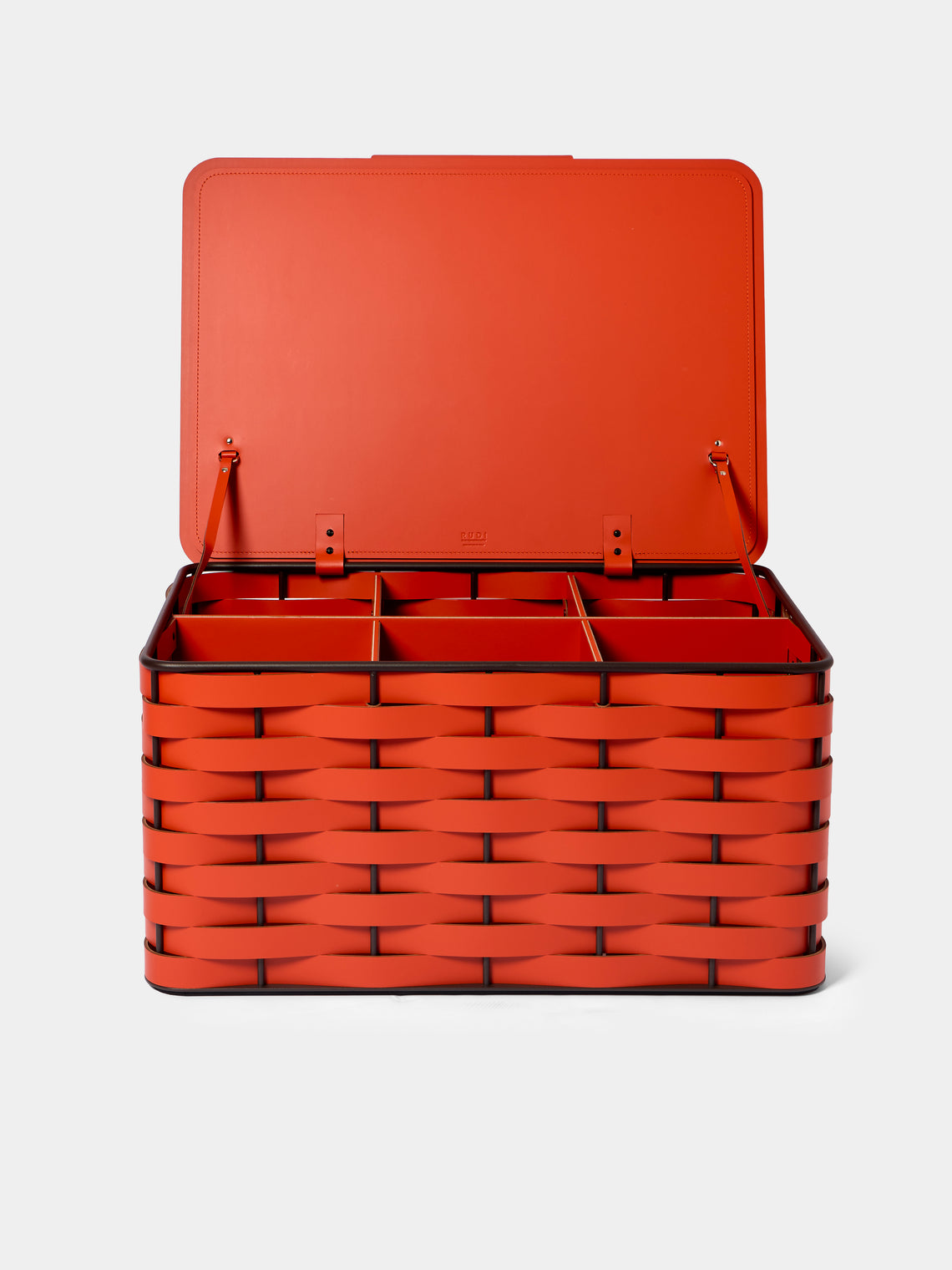 RUDI - Nassa No. 18 Leather Shoe Trunk - Orange - ABASK