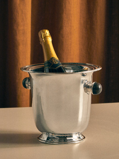 Antique and Vintage - 1980s Solid Silver Ice Bucket - Silver - ABASK