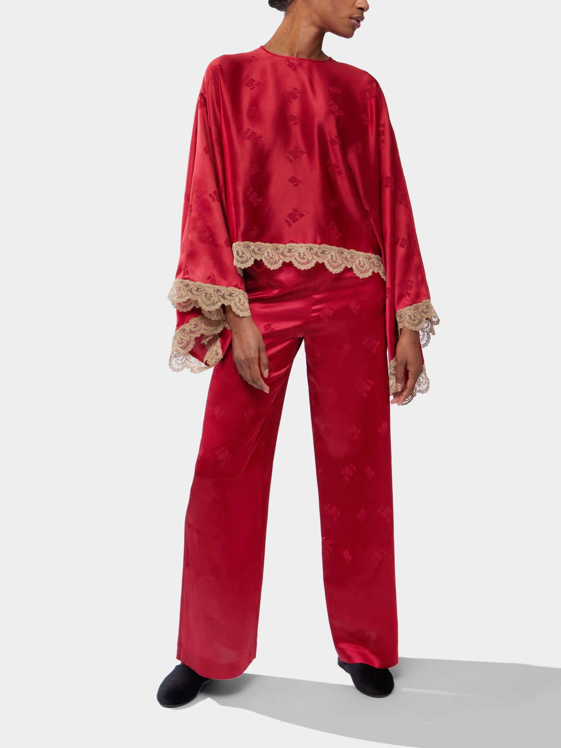 Loretta Caponi - Villa Silk Blouse | Size: S -  - ABASK