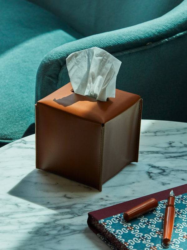 Rabitti 1969 - Amsterdam Leather Tissue Box -  - ABASK