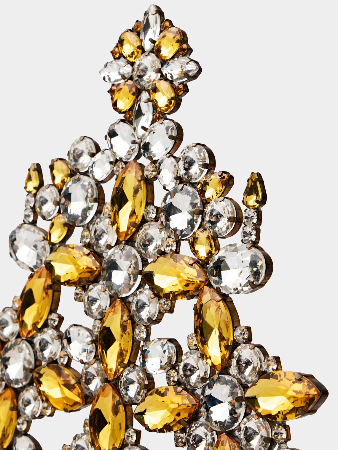 ABASK Decorations - Luxurious Czech Crystal Tree - Yellow - ABASK
