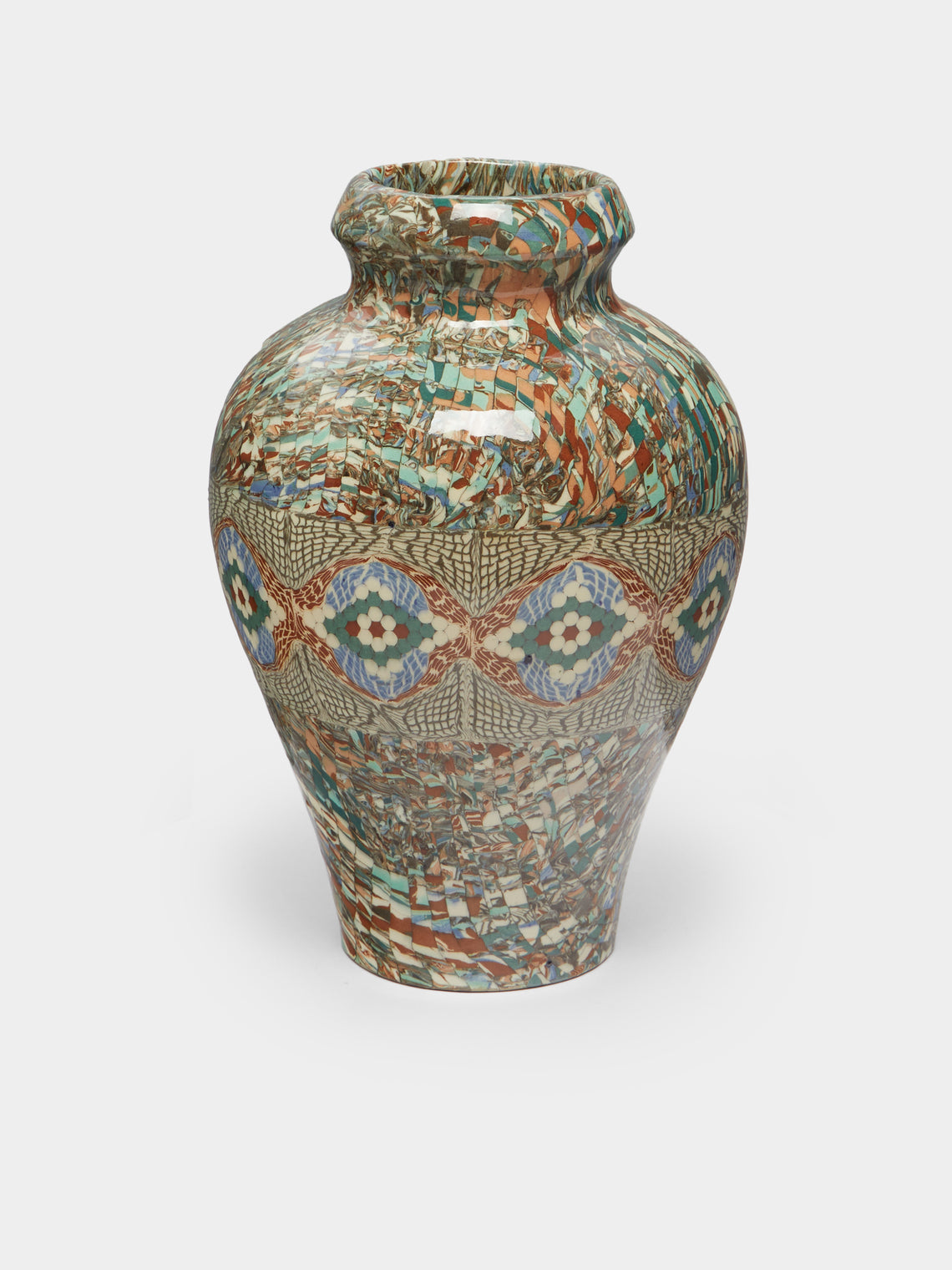 Antique and Vintage - 1950s Jean Gerbino Vallauris Ceramic Vase -  - ABASK - 