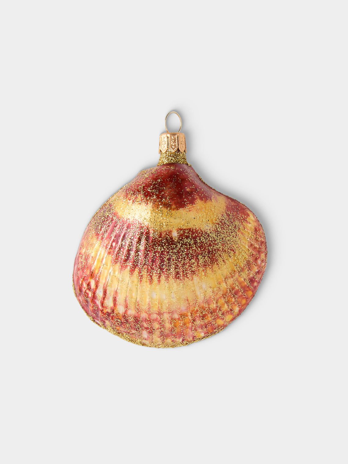 ABASK Decorations - Seashells Hand-Blown Glass Baubles (Set of 8) - Multiple - ABASK