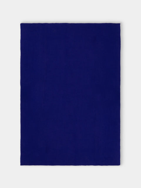 Denis Colomb - Cashmere and Silk Blanket (79in/2m) - Navy - ABASK - 