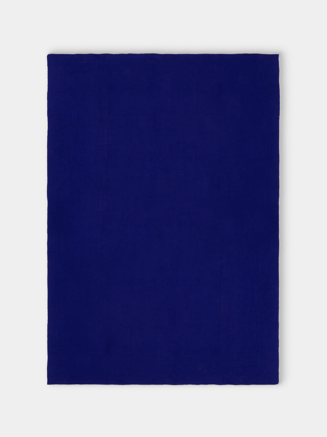 Denis Colomb - Cashmere and Silk Blanket (79in/2m) - Navy - ABASK - 