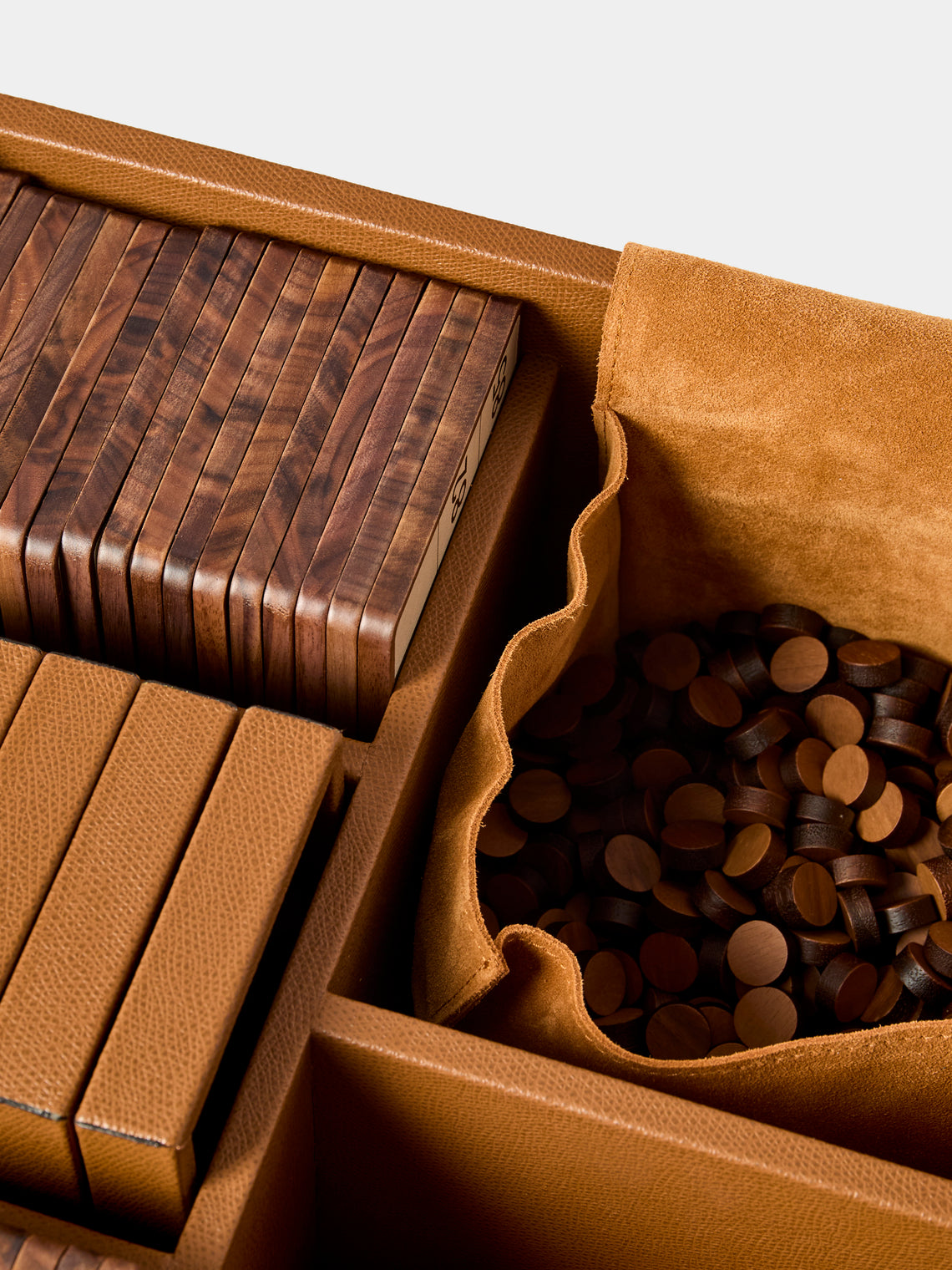 Giobagnara - Leather Bingo Set - Brown - ABASK