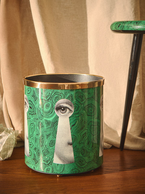 Fornasetti - Serratura Iron Wastepaper Bin - Multiple - ABASK