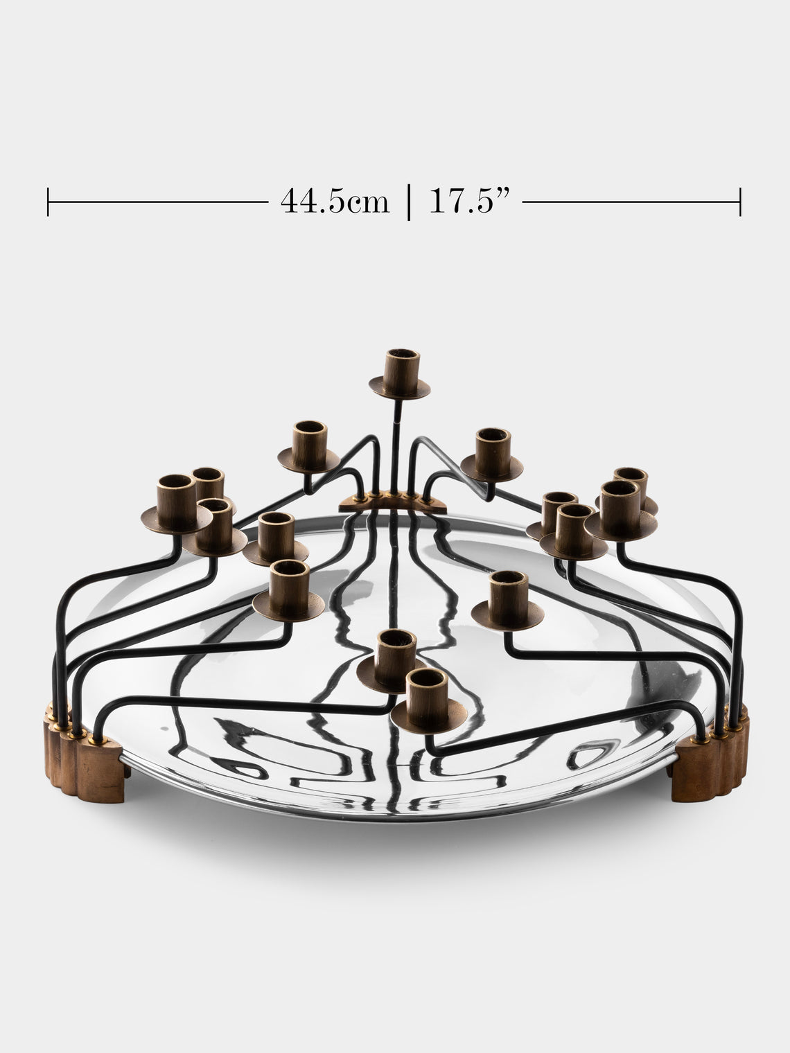 San Lorenzo - 1992 Afra and Tobia Scarpa No. 68 Pure Silver Candelabra - Silver - ABASK