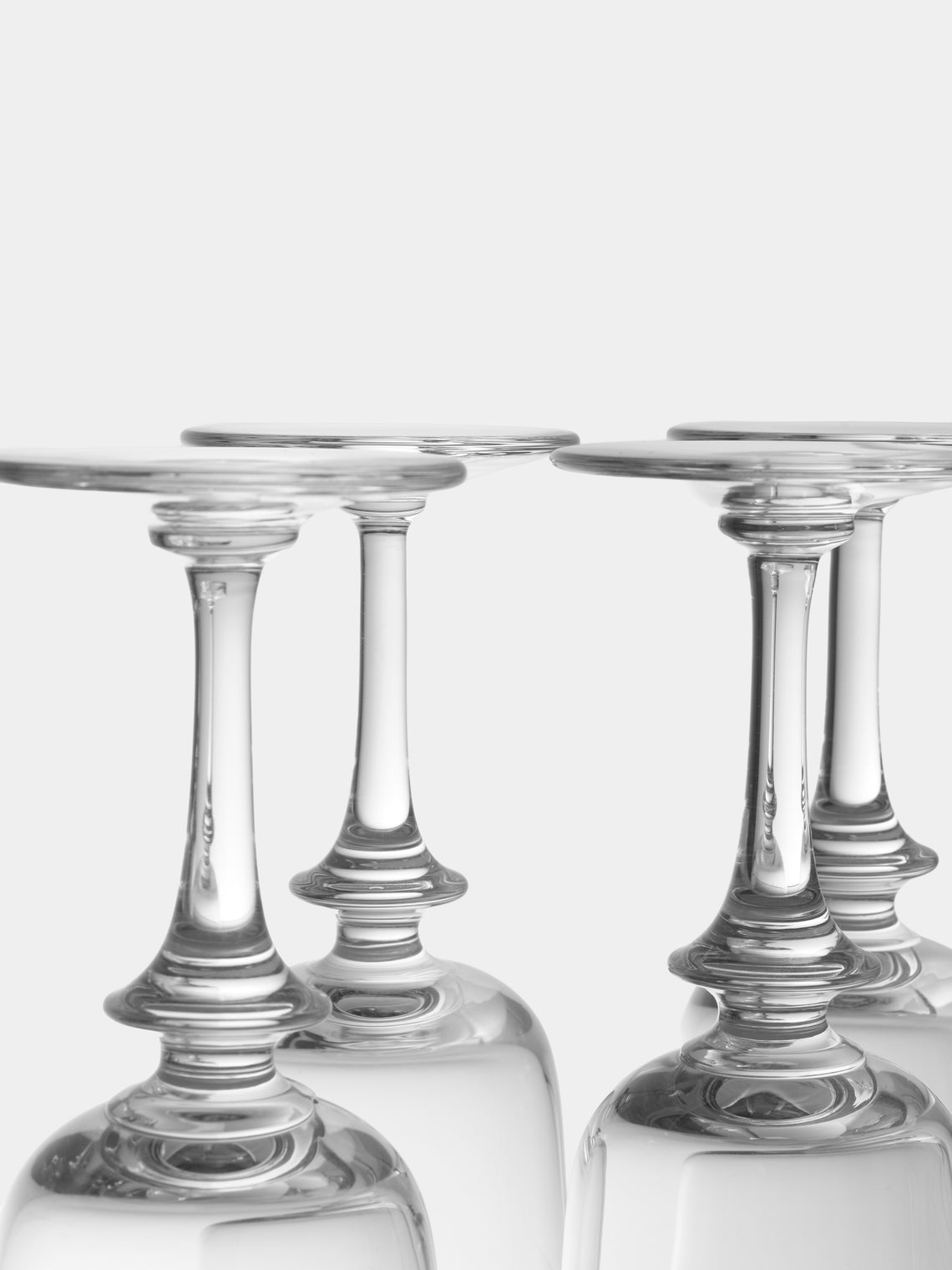 Antique and Vintage - 1947 Daum Saumur Champagne, Water and Wine Glasses (Set of 35) - Clear - ABASK