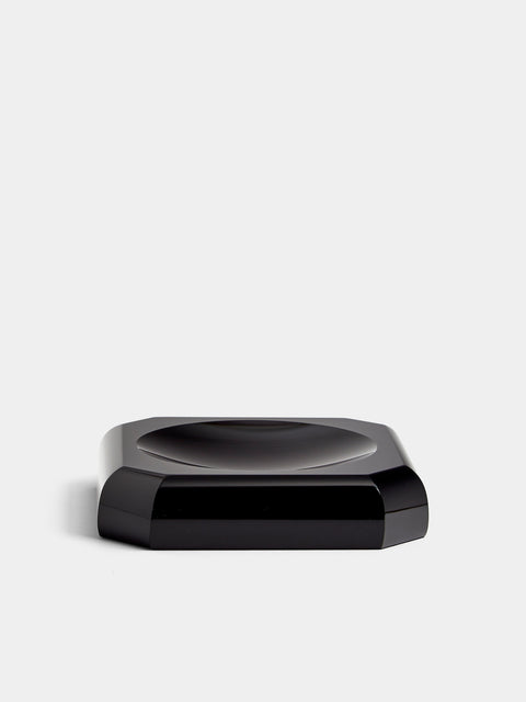Decor Walther - Cut Crystal Soap Dish - Black - ABASK - 