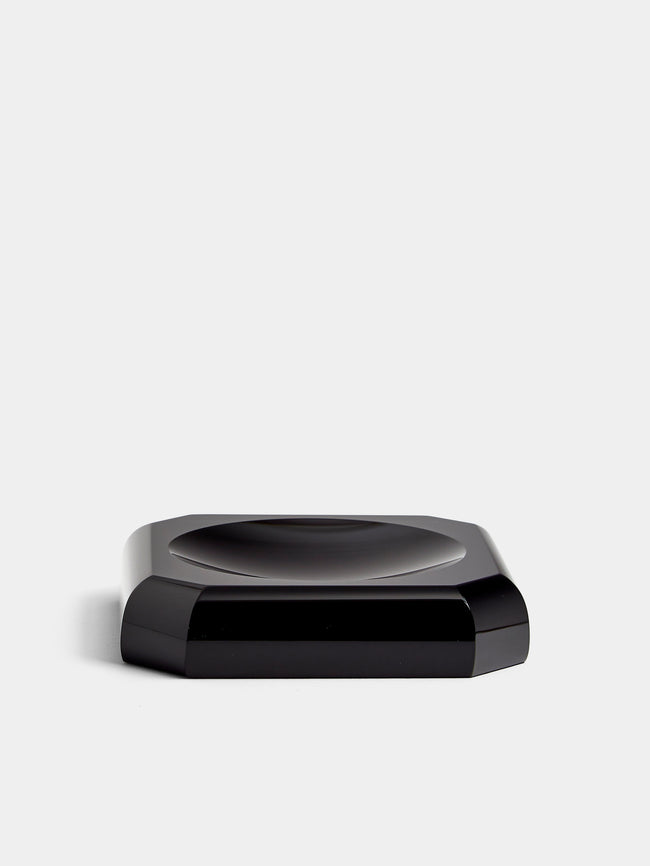 Decor Walther - Cut Crystal Soap Dish - Black - ABASK - 