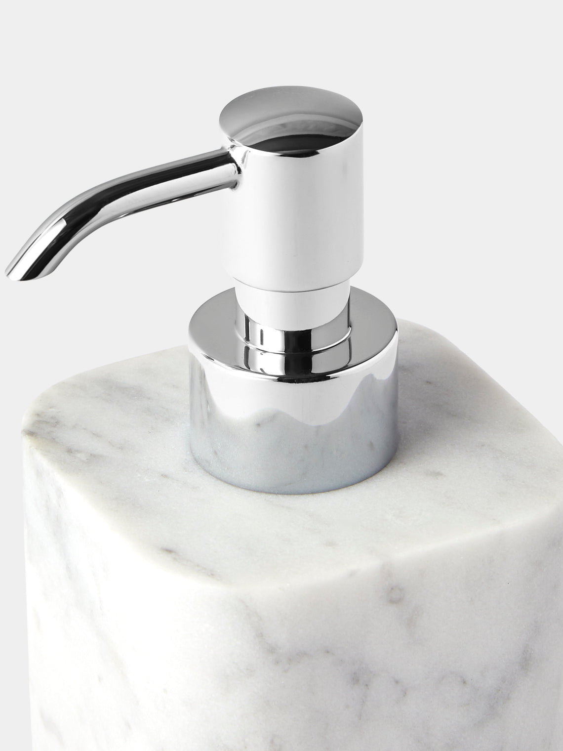 Giobagnara - Polo Marble Soap Dispenser - White - ABASK