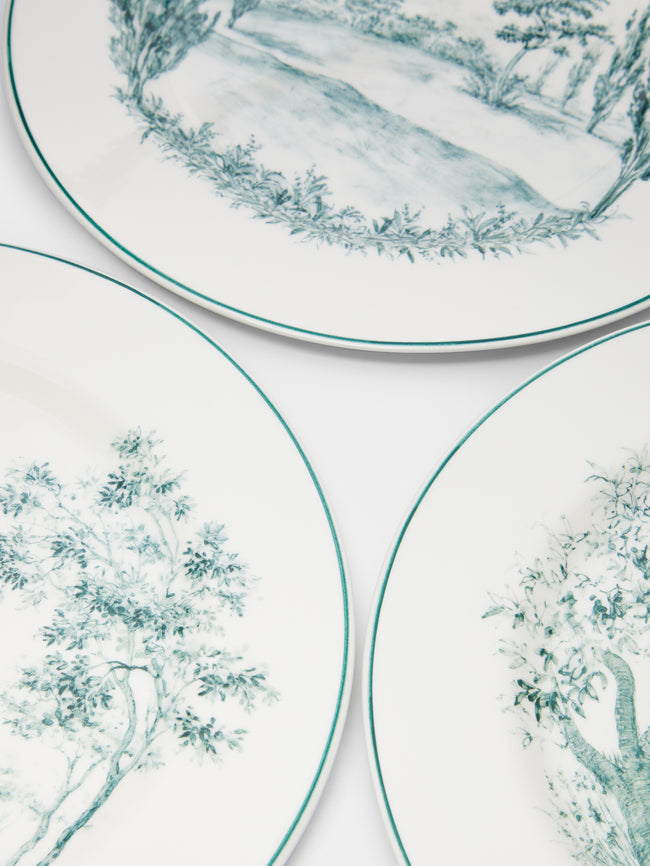 Laboratorio Paravicini - Gardens Ceramic Dinner Plates (Set of 8) -  - ABASK