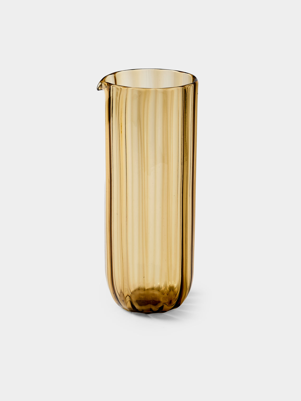 Yali Glass - Wave Hand-Blown Murano Glass Carafe - Brown - ABASK - 