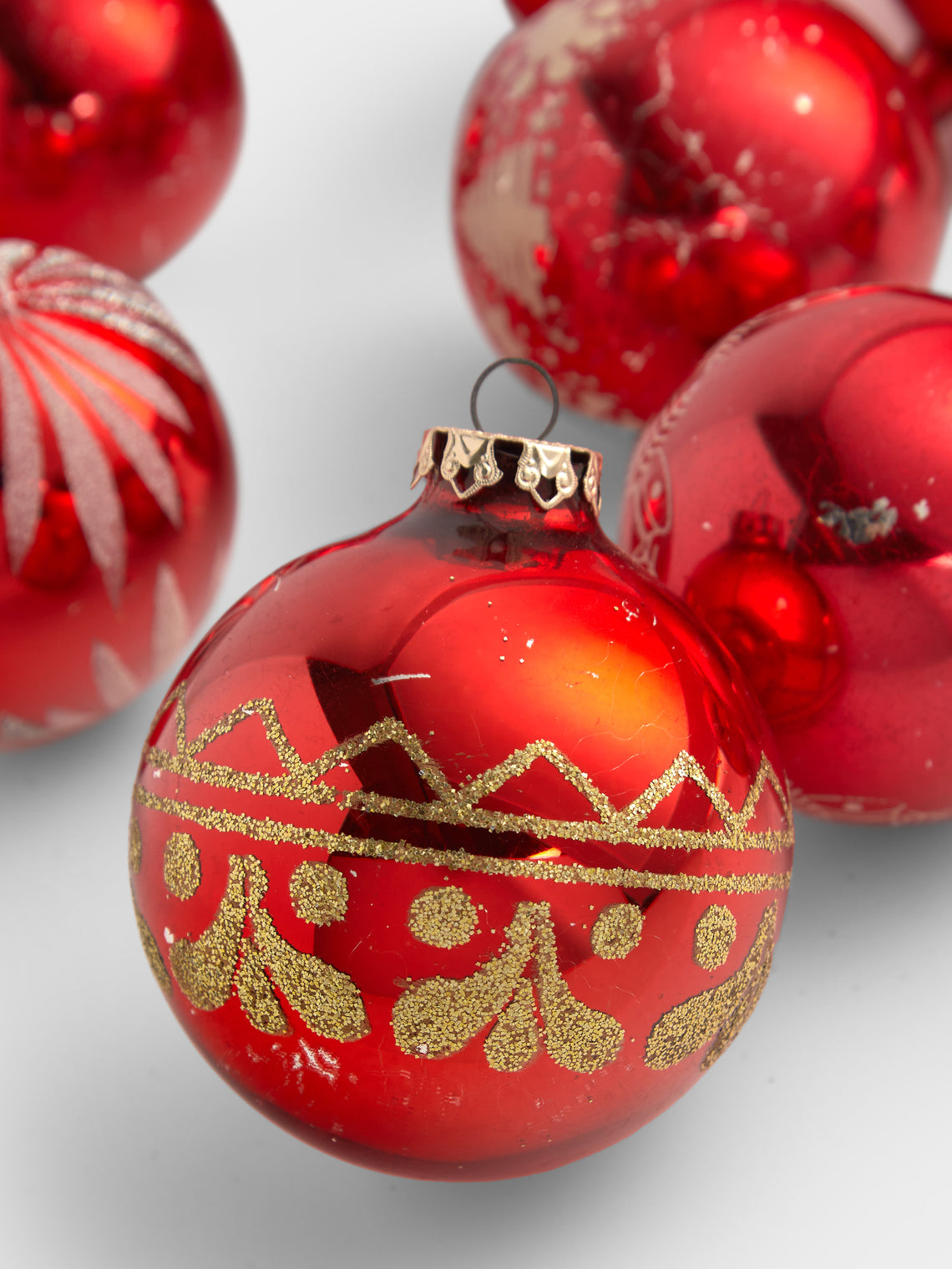 Antique and Vintage - Early 20th-Century Glass Baubles (Set of 12) -  - ABASK