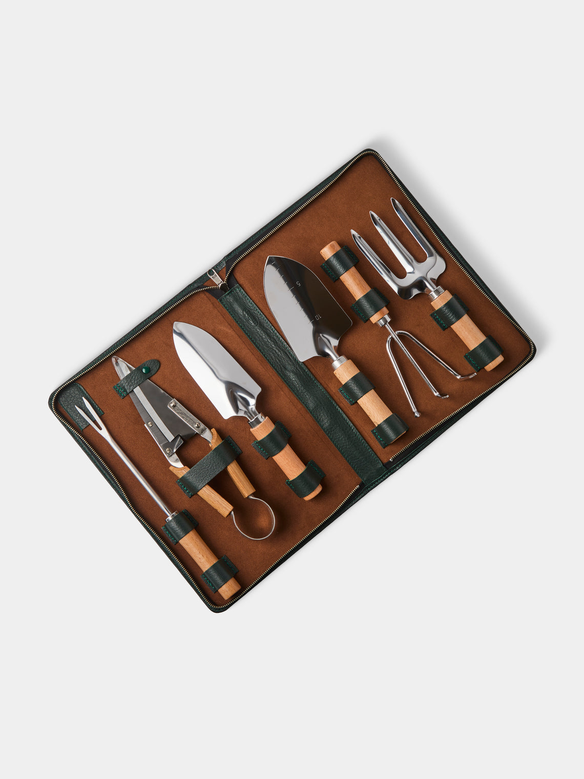 F. Hammann - Leather Gardening Set - Green - ABASK