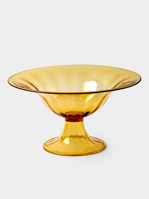Antique and Vintage - 1920 Cappellini Glass Bowl - Yellow - ABASK - 