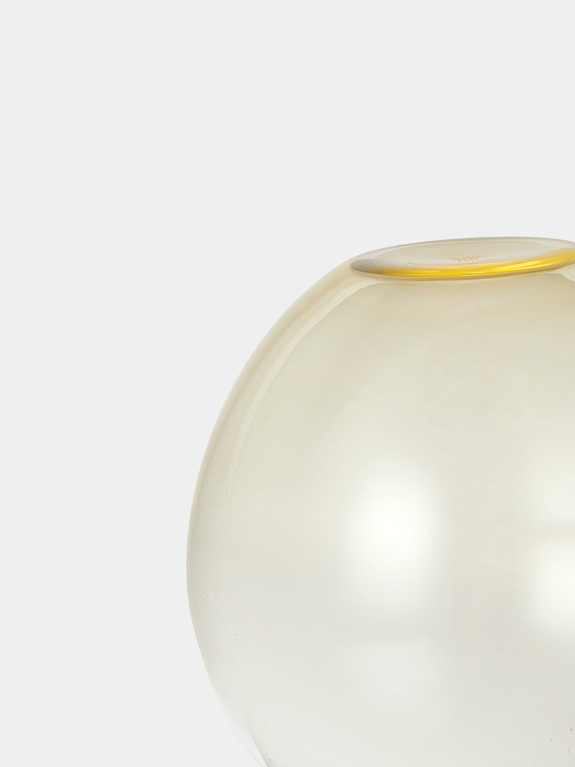 Lobmeyr - BV60 Flower Crystal Bud Vase (4in/10cm) - Yellow - ABASK
