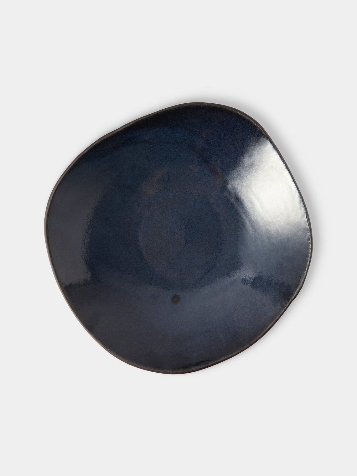 Hana Karim Studio - Hand-Built Stoneware Salad Bowls (Set of 2) - Blue - ABASK