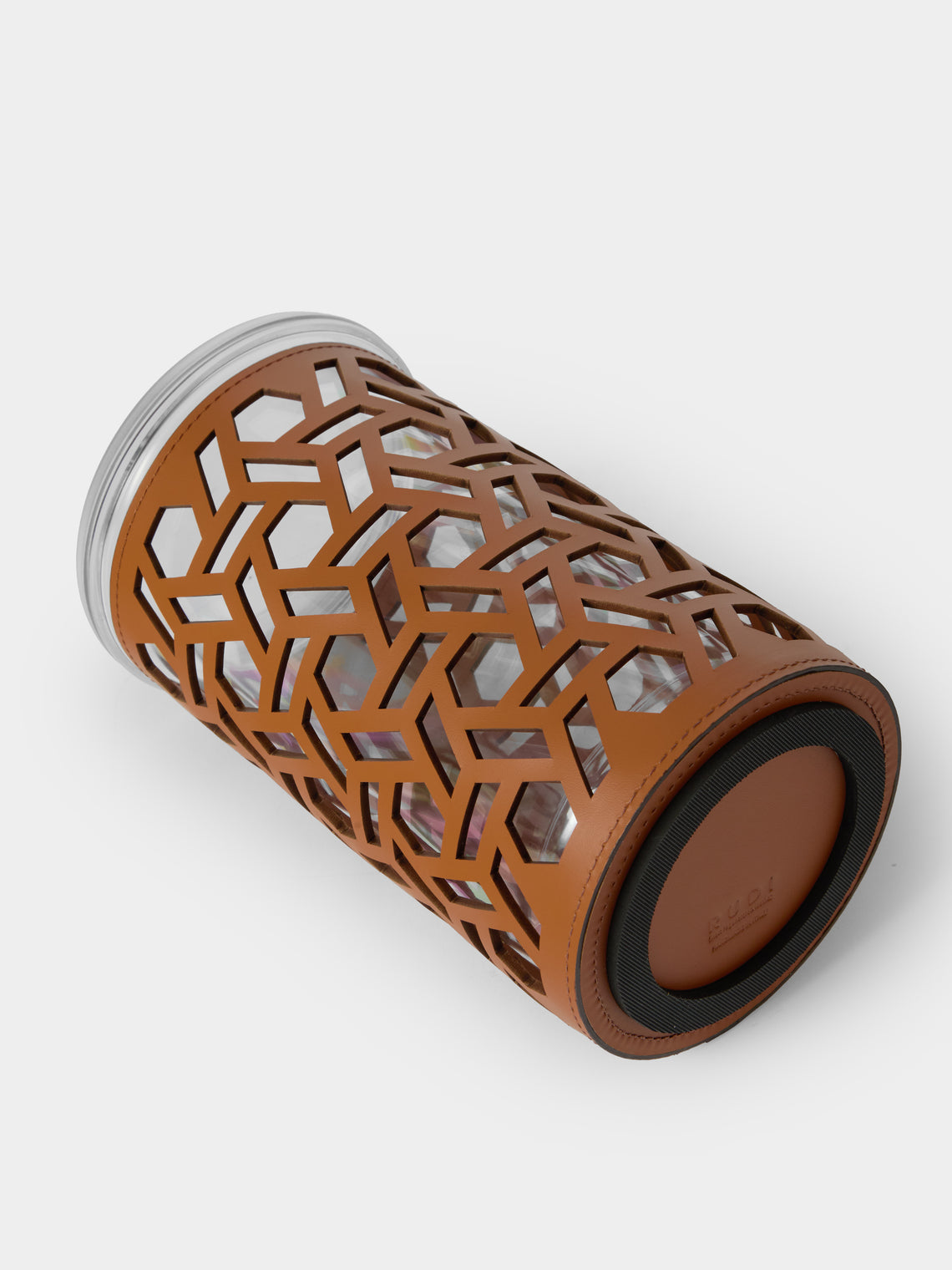 RUDI - Stelvio Leather Thermal Bottle Cooler - Tan - ABASK