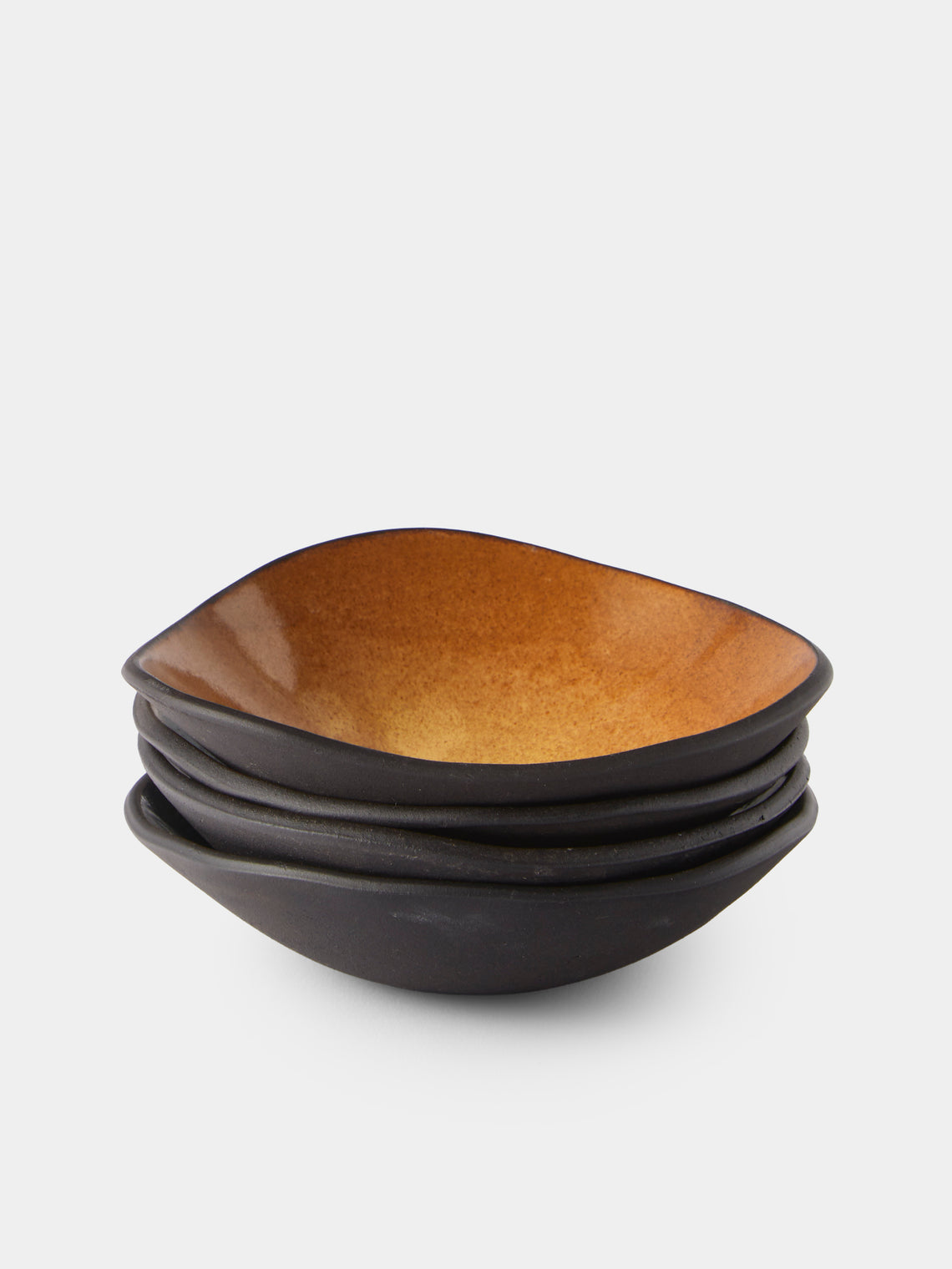 Hana Karim Studio - Hand-Built Stoneware Tapas Bowls (Set of 4) - Multiple - ABASK