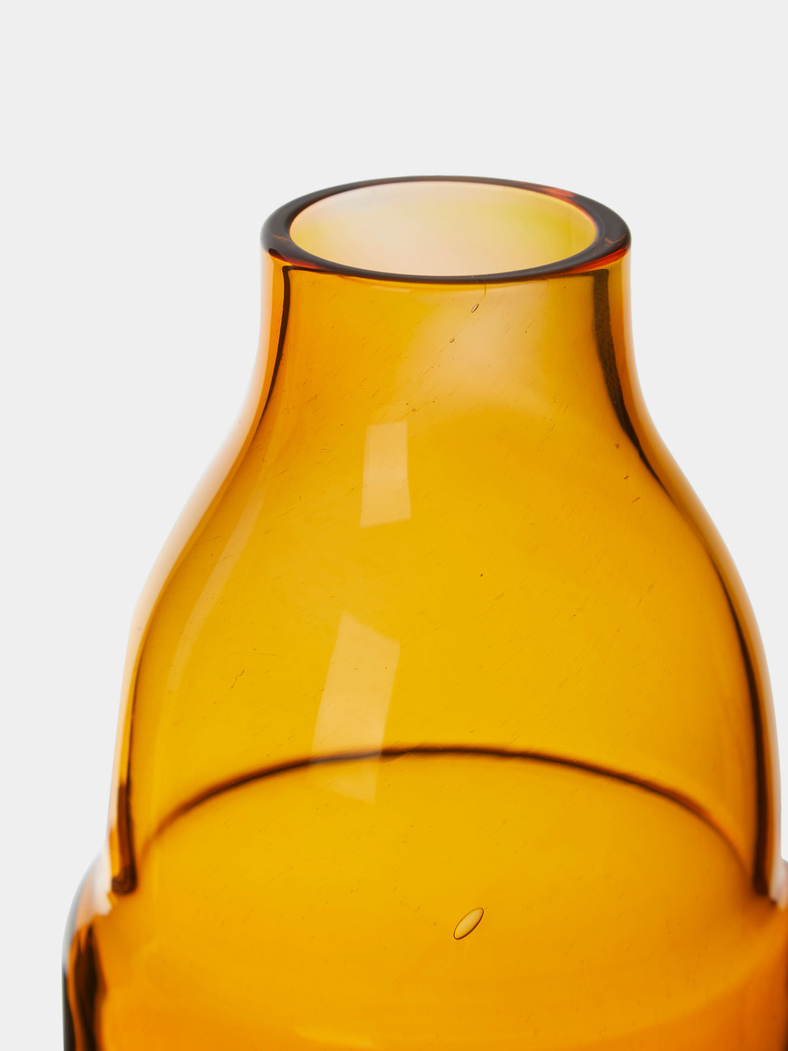 Kickie Chudikova - Danube Hand-Blown Murano Glass Carafe & Glass - Yellow - ABASK