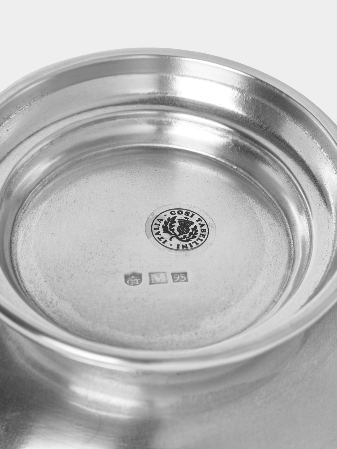Cosi Tabellini - Revere Pewter Footed Bowl - Silver - ABASK