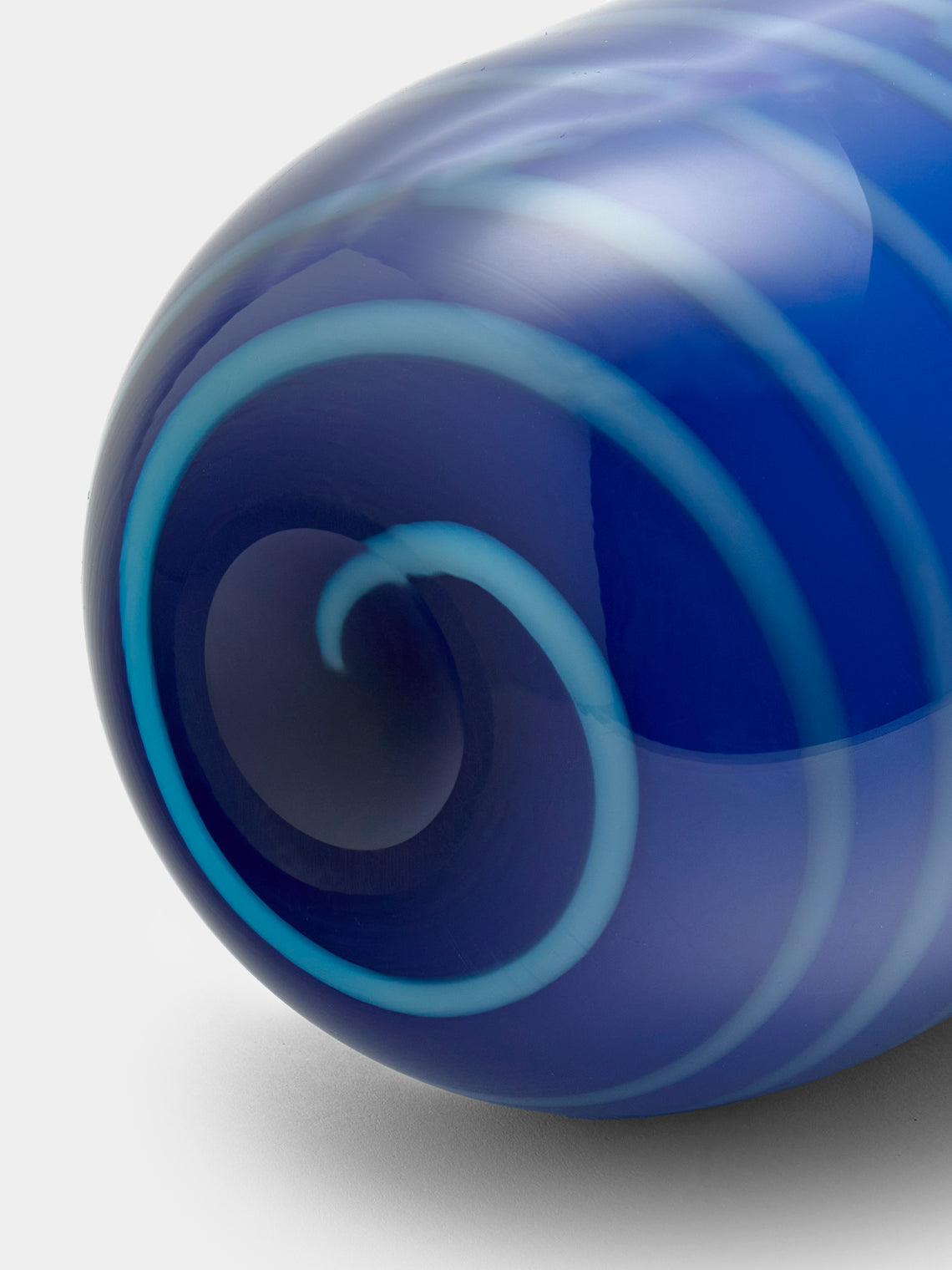 Antique and Vintage - 1970s Murano Glass Vase - Blue - ABASK