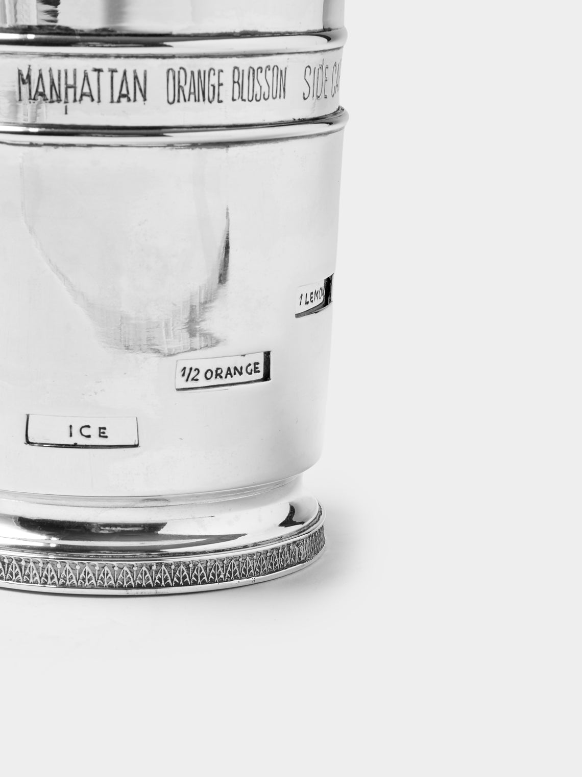 Antique and Vintage - 1940s Malabo Solid Silver Cocktail Shaker - Silver - ABASK