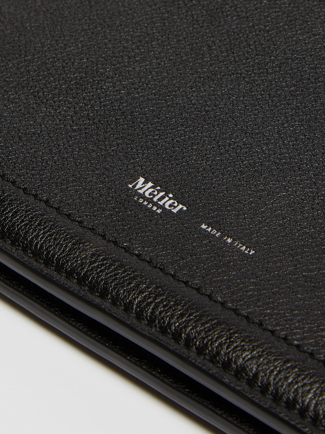 Métier - Metropolitan Leather Laptop Case - Black - ABASK
