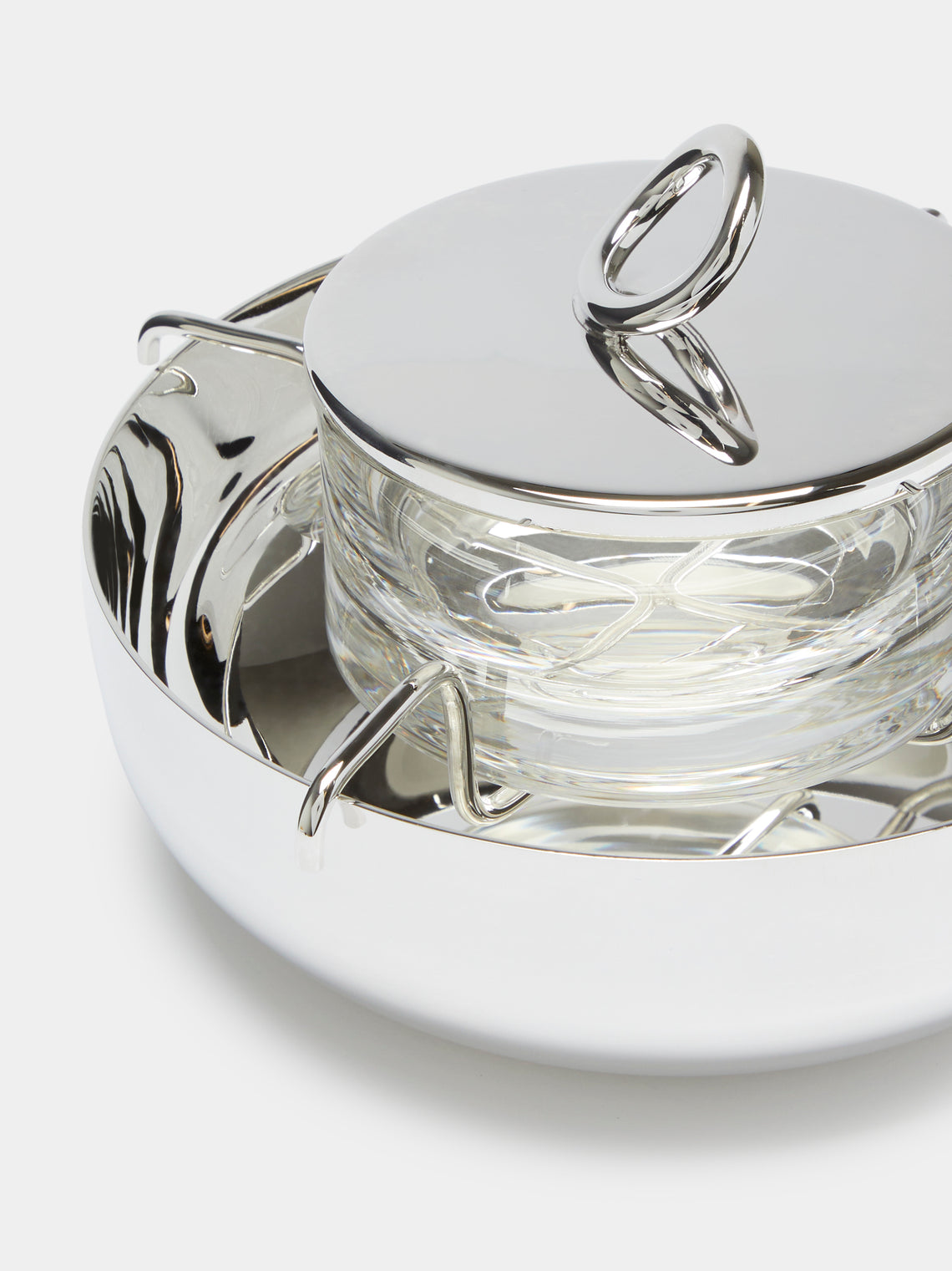 Christofle - Vertigo Silver-Plated Large Caviar Set - Silver - ABASK
