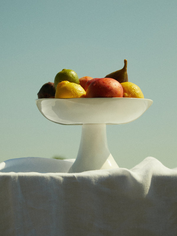 Feldspar - Hand-Painted 24ct Gold and Bone China Fruit Bowl -  - ABASK