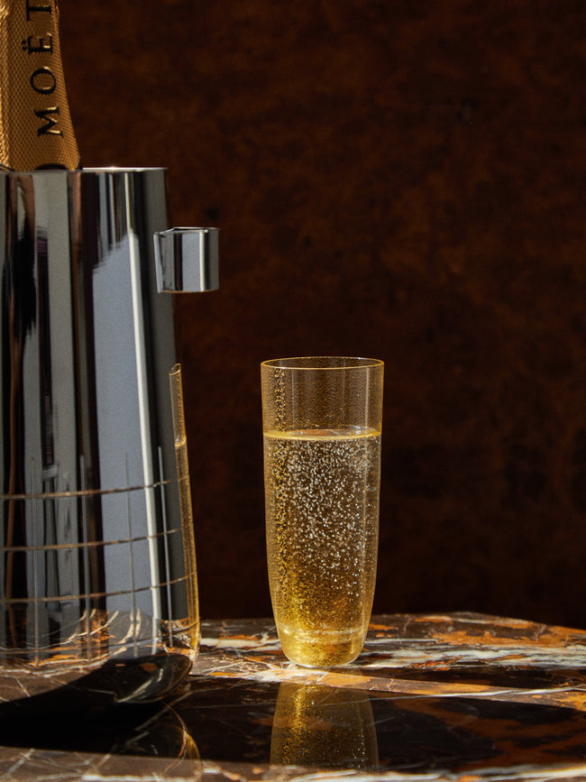 NasonMoretti - Aliseo Hand-Blown Murano Glass Champagne Flute - Gold - ABASK
