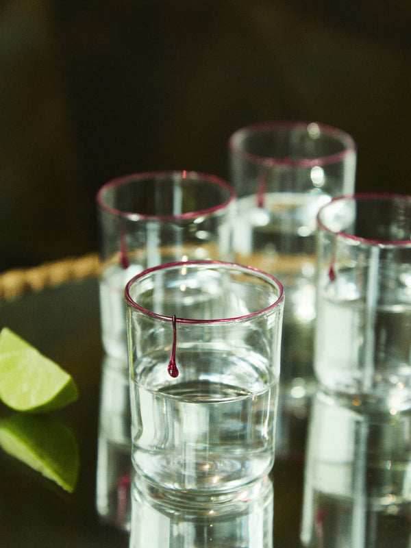 Giberto - Noemi Teardrop Hand-Blown Murano Shot Glass -  - ABASK