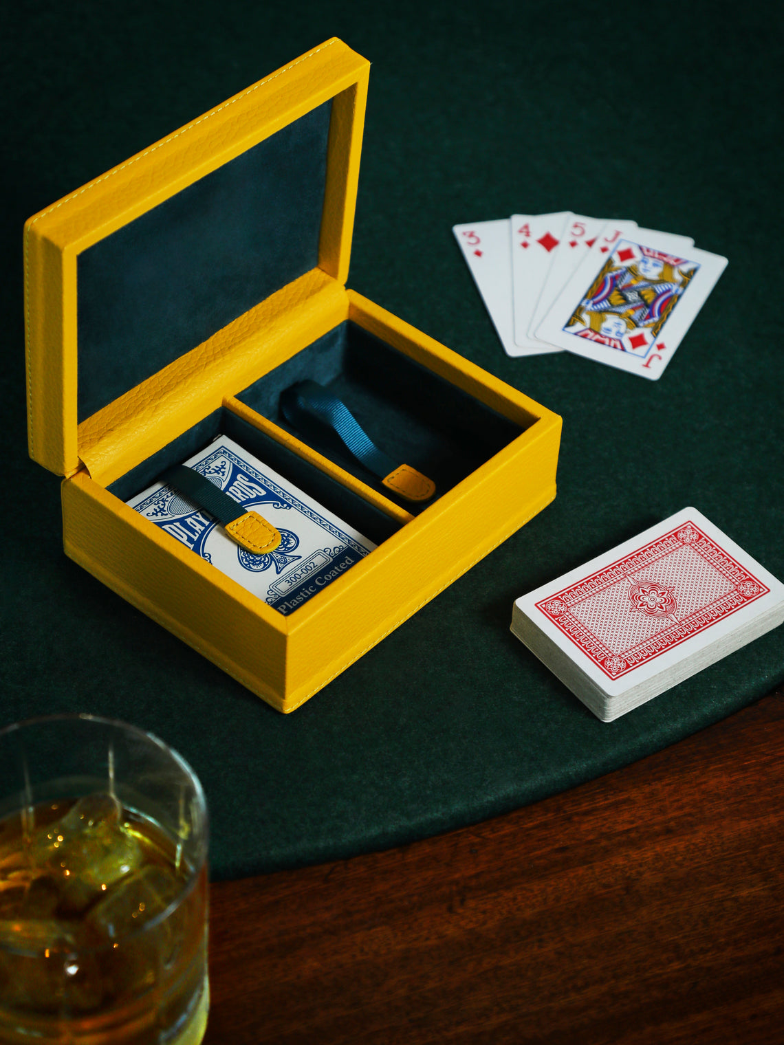 Leather Playing Cards Set