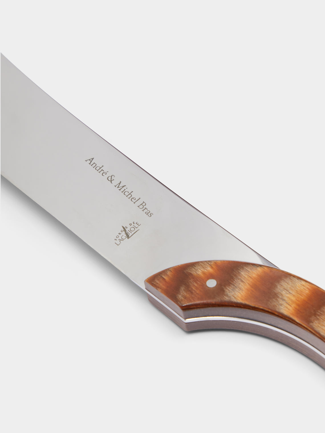Forge de Laguiole - Brass Cheese Knife - Silver - ABASK
