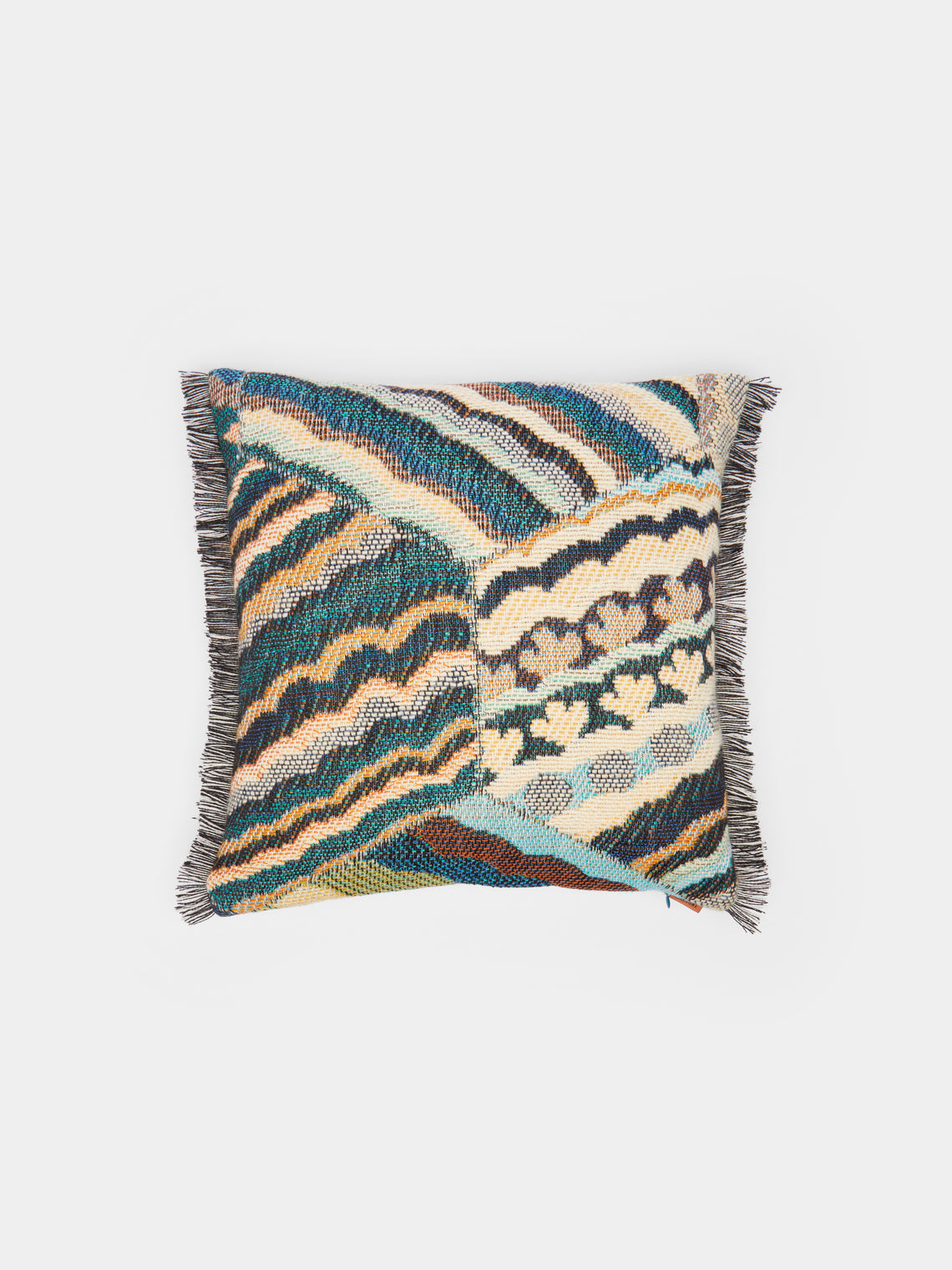 Missoni Home - Becky Wool-Blend Cushion - Blue - ABASK