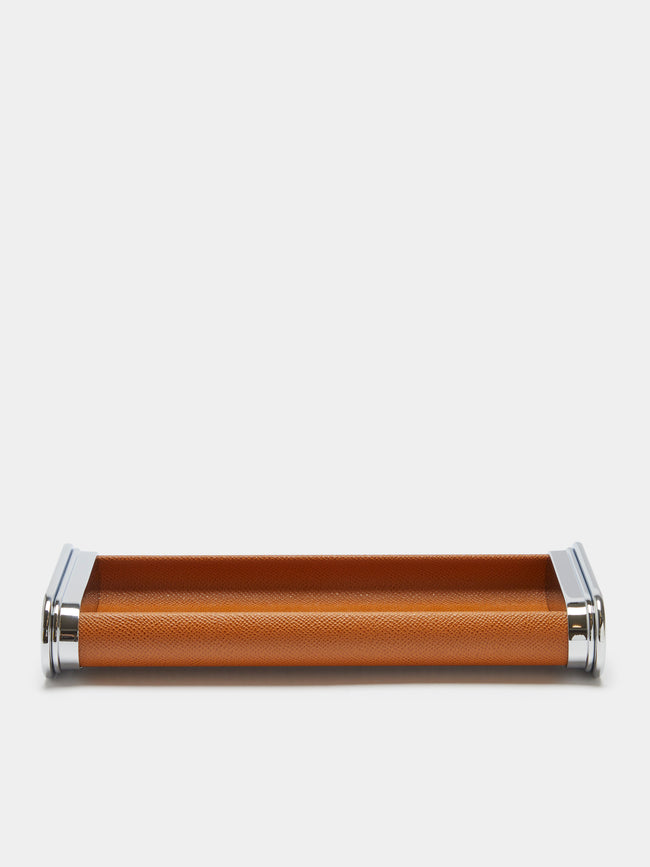 Graf von Faber-Castell - Epsom Leather Pen Tray - Brown - ABASK - 