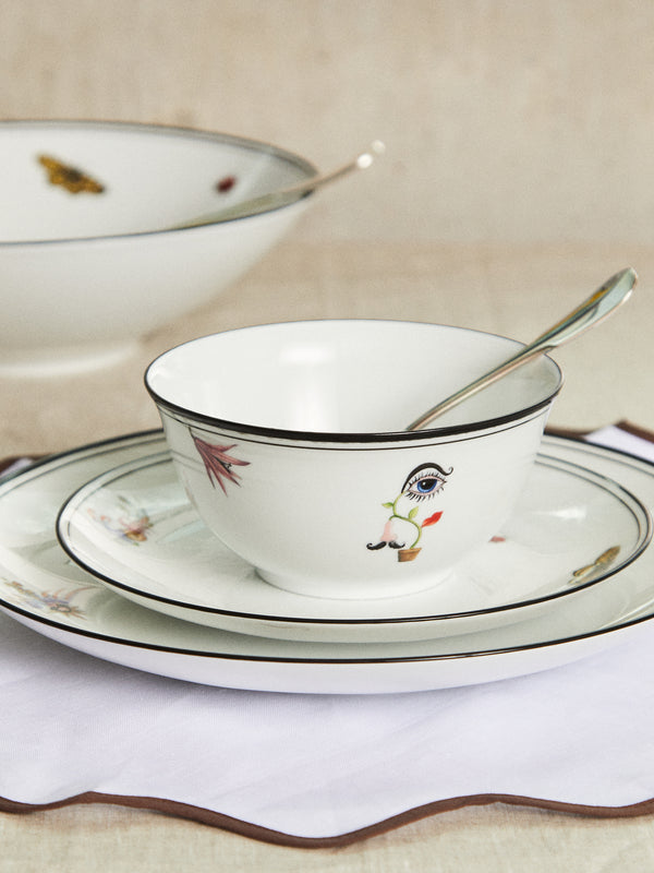 Ginori 1735 - Arcadia Porcelain Soup Bowls (Set of 2) -  - ABASK