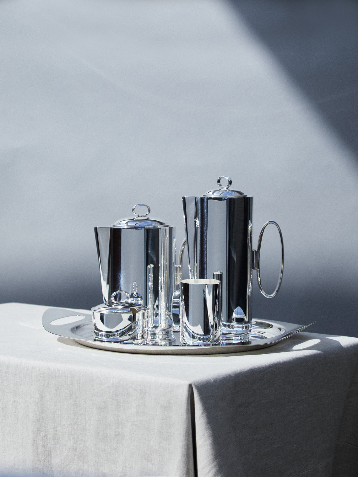 Zanetto - Eye Silver-Plated Tea and Coffee Set -  - ABASK
