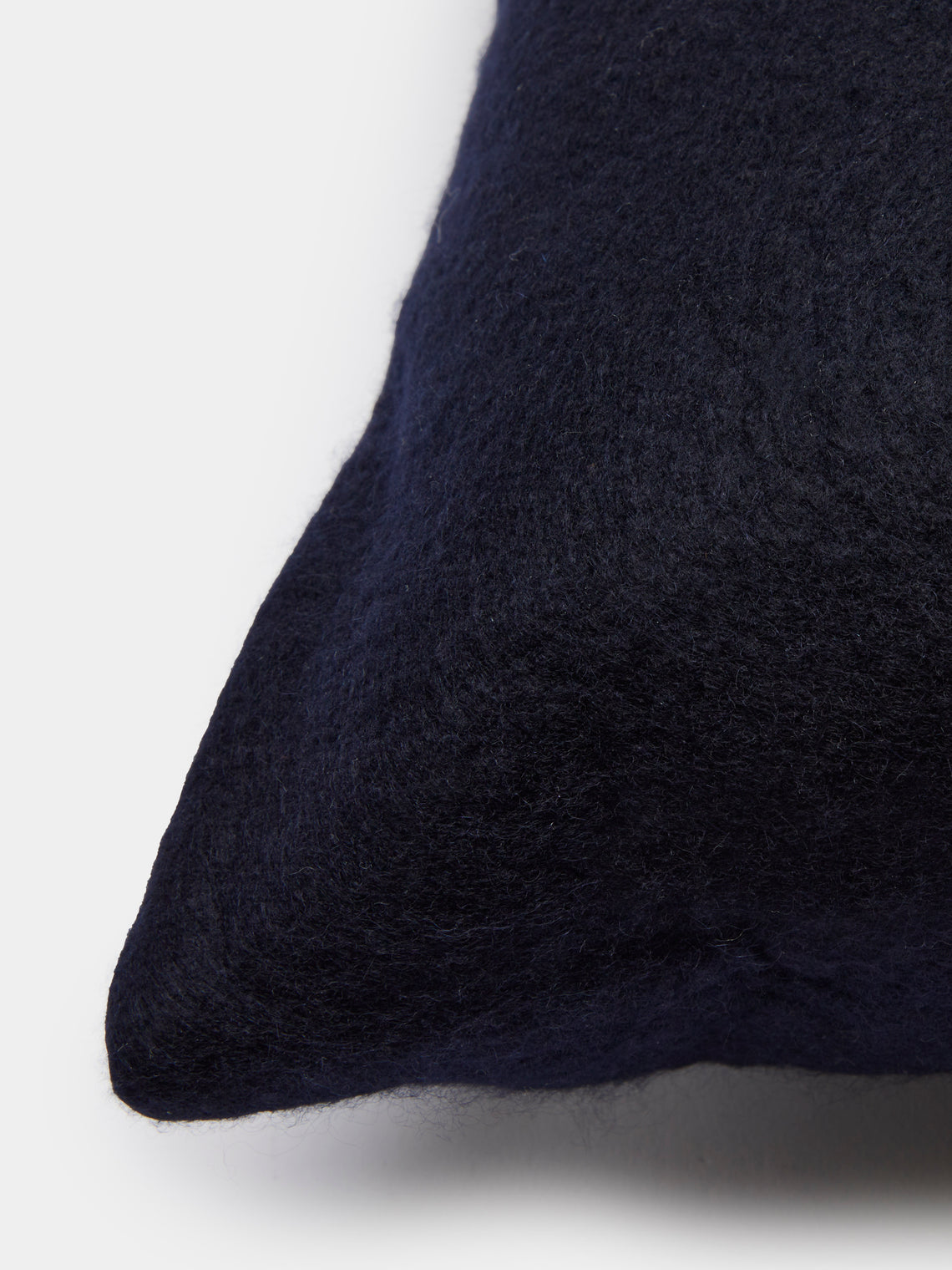 Rose Uniacke - Hand-Dyed Felted Cashmere Large Cushion - Blue - ABASK