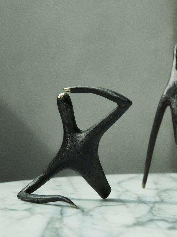 Carl Auböck - 'Optimist Pessimist' Brass Sculpture -  - ABASK