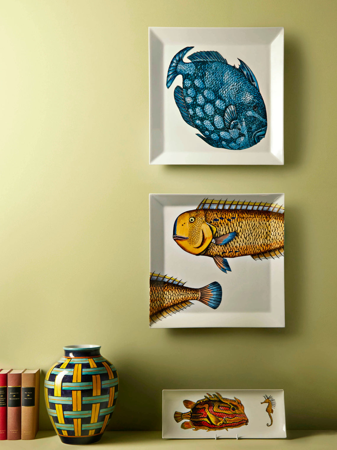 Pesce Lampuga Porcelain Tray