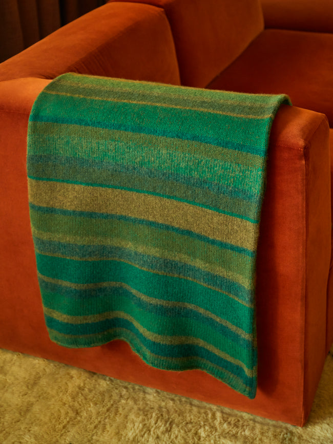 Striped Cashmere Blanket
