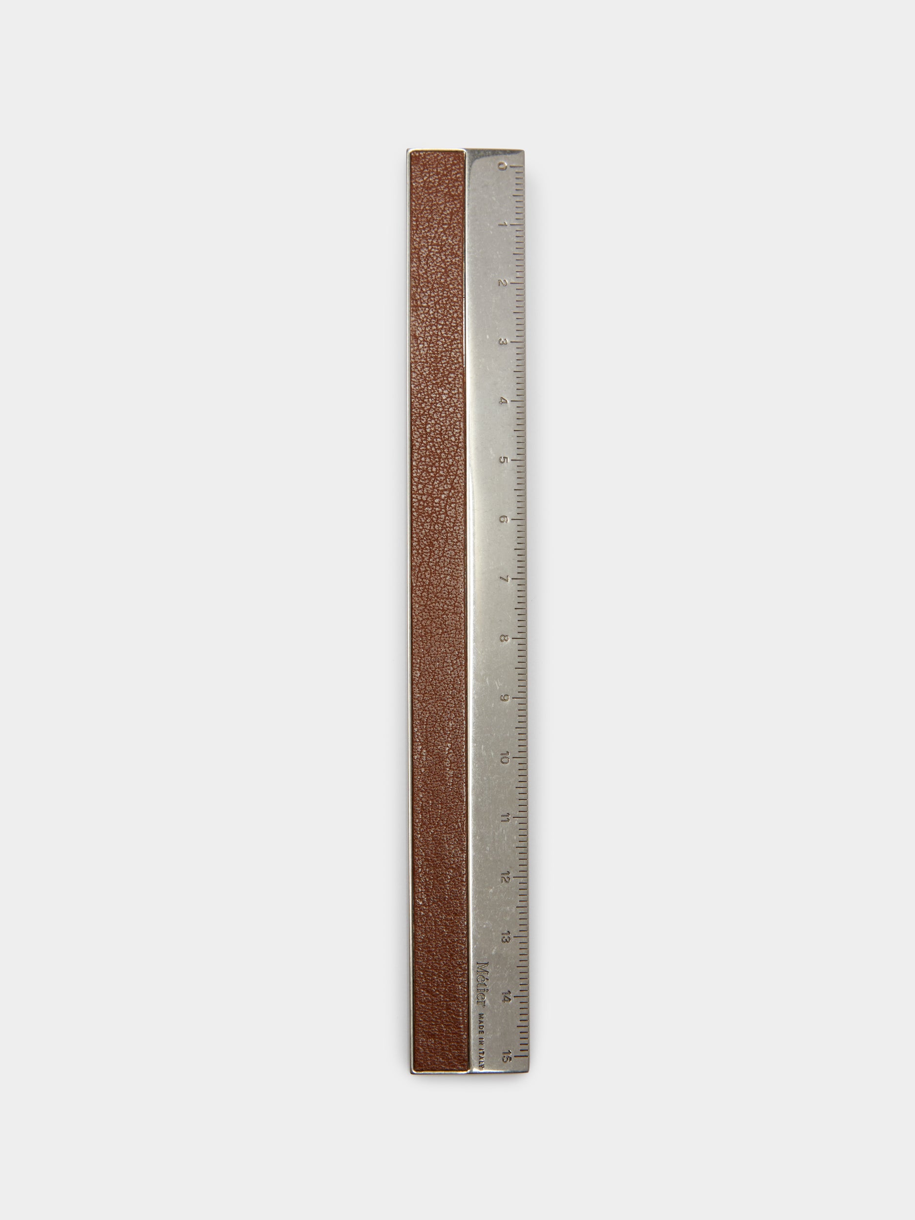 Brass Leather Ruler