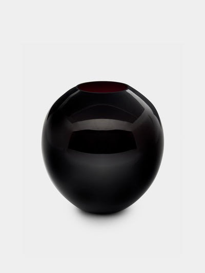 Lobmeyr - BV60 Flower Hand-Blown Crystal Vase - Black - ABASK - 