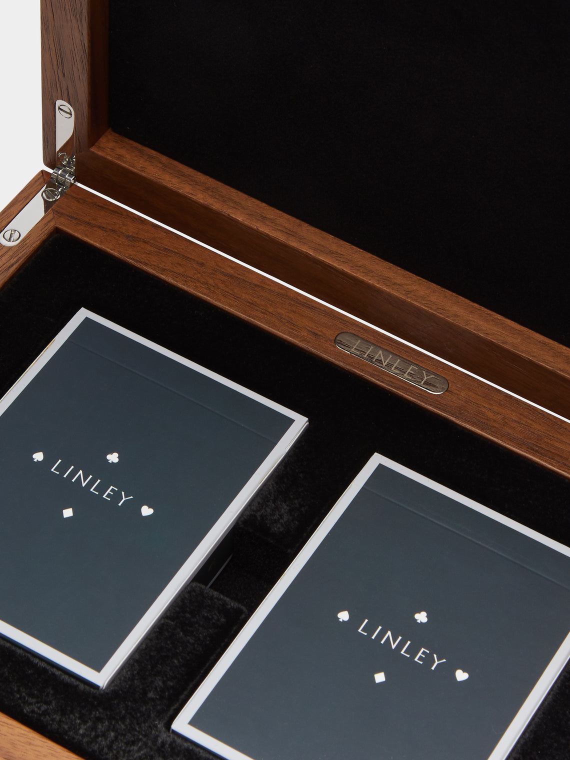 Linley - Marquetry Wood Playing Cards Set -  - ABASK