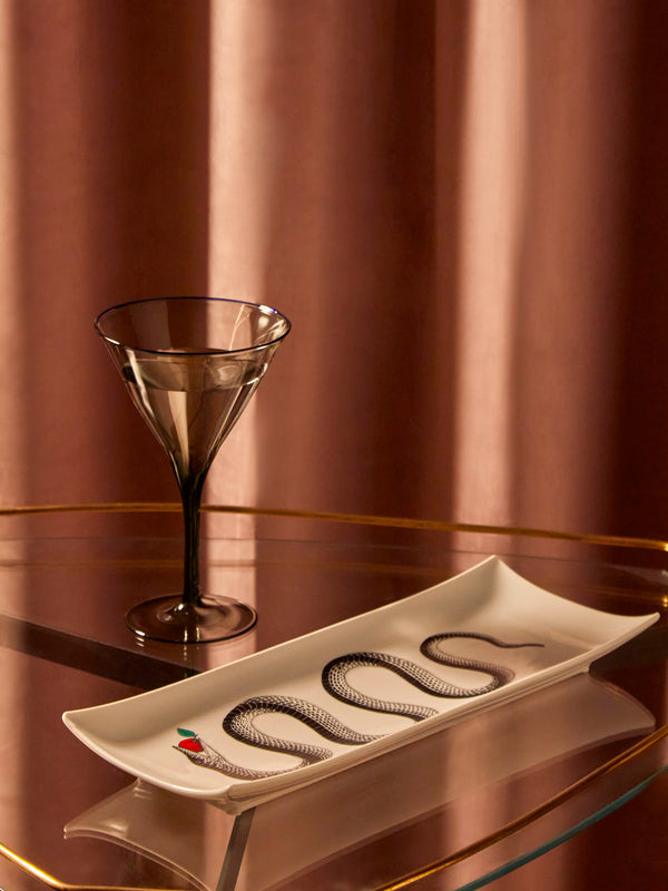 Fornasetti - Serpente Porcelain Tray -  - ABASK