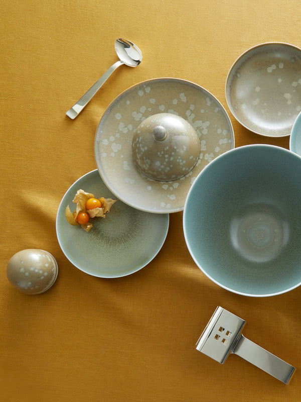 Jaune de Chrome - Basmati Porcelain Large Soup Plate -  - ABASK