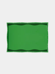 The Lacquer Company - Belles Rives Lacquered Small Tray - Green - ABASK - 